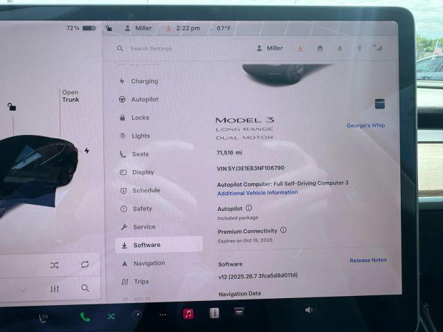 used 2022 Tesla Model 3 car, priced at $24,495