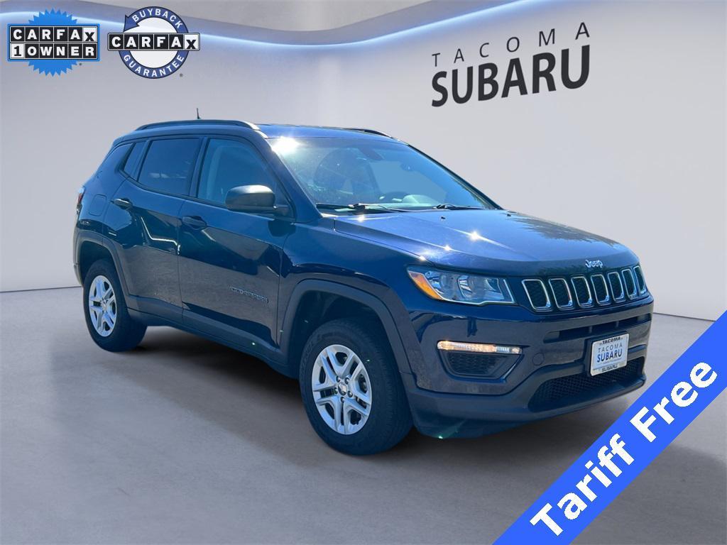 used 2018 Jeep Compass car, priced at $13,750