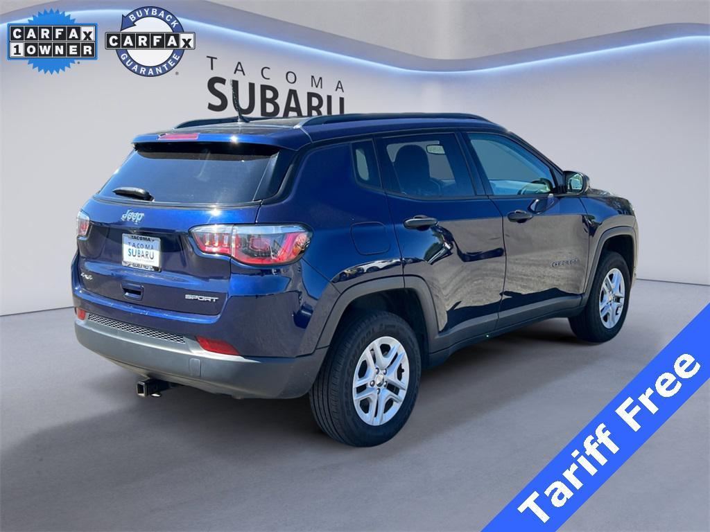 used 2018 Jeep Compass car, priced at $13,750