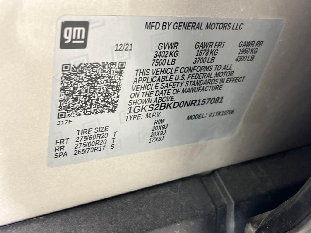 used 2022 GMC Yukon car, priced at $48,526