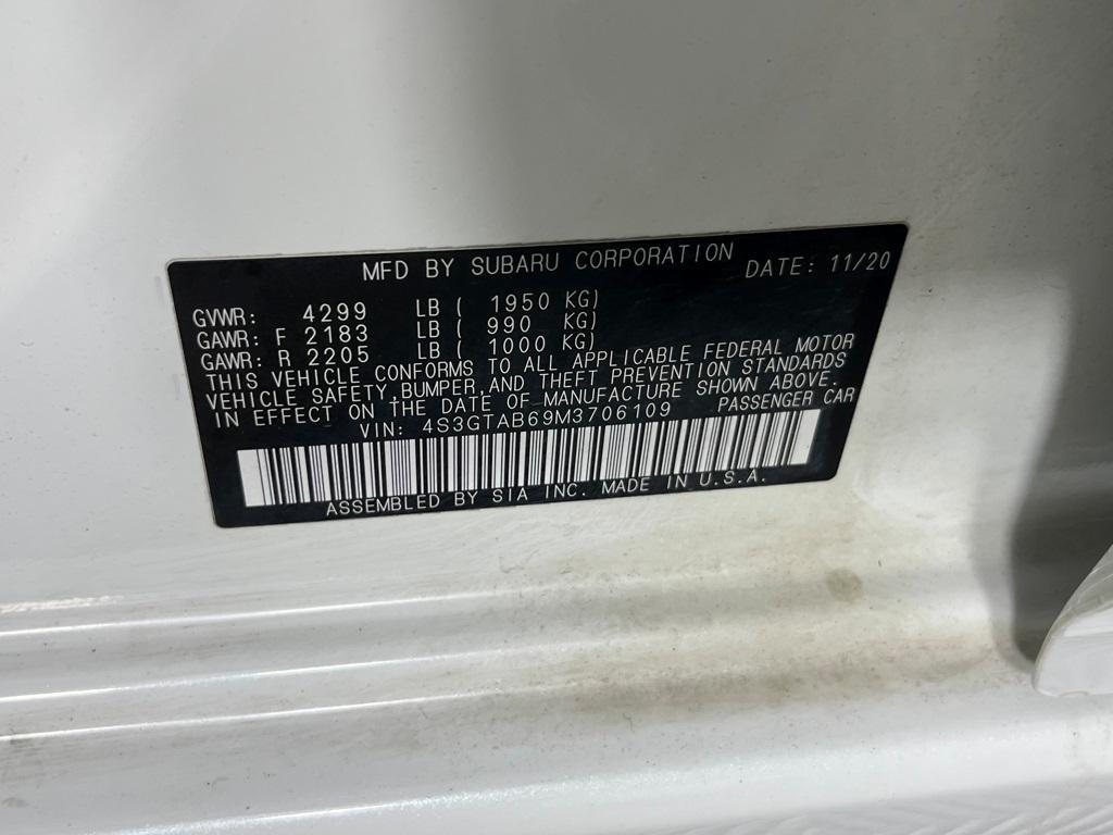 used 2021 Subaru Impreza car, priced at $19,492