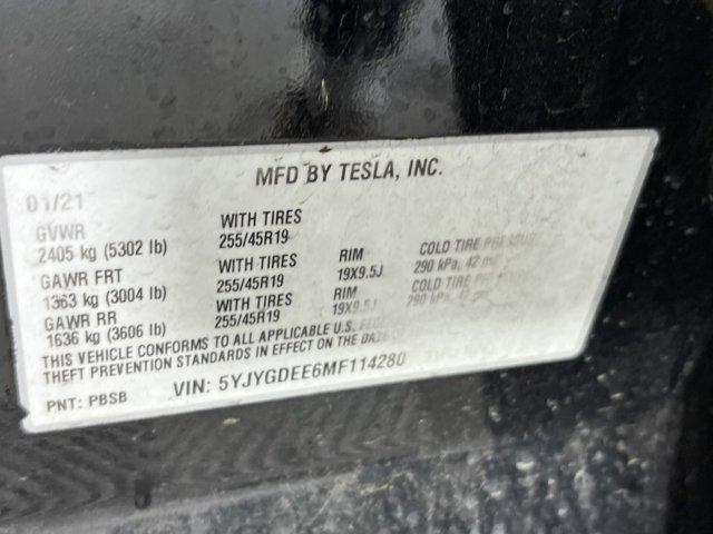 used 2021 Tesla Model Y car, priced at $26,155