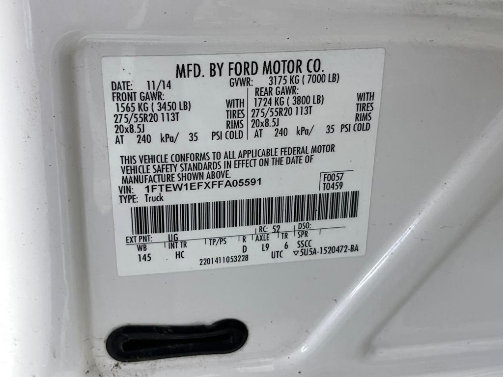 used 2015 Ford F-150 car, priced at $24,457
