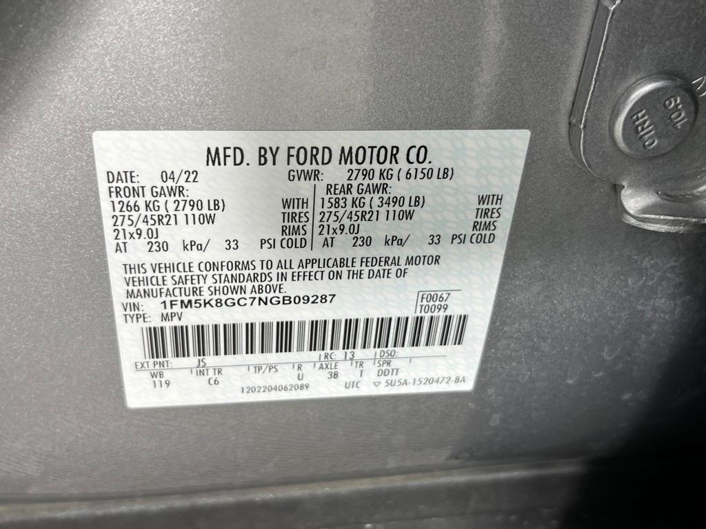 used 2022 Ford Explorer car