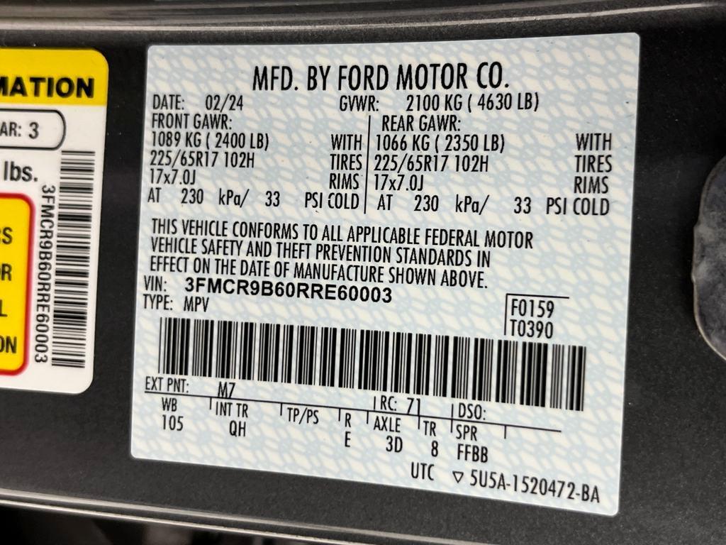 used 2024 Ford Bronco Sport car, priced at $25,991