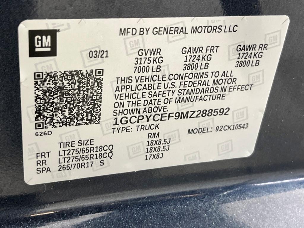 used 2021 Chevrolet Silverado 1500 car, priced at $34,691