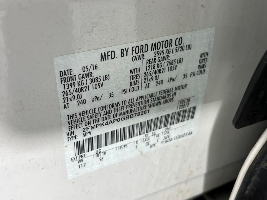 used 2016 Ford Edge car, priced at $14,991