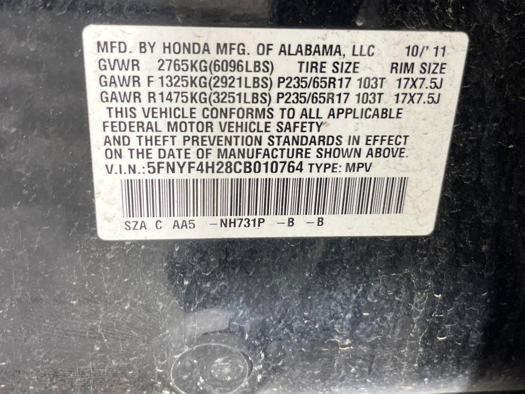 used 2012 Honda Pilot car, priced at $9,991