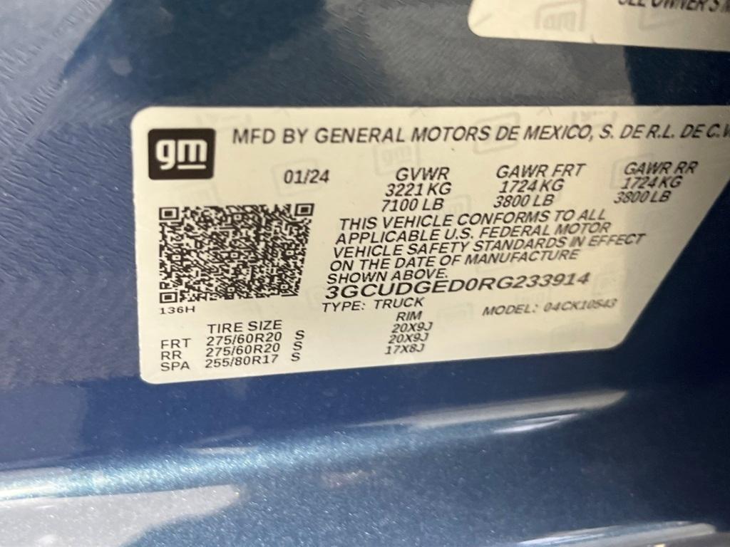 used 2024 Chevrolet Silverado 1500 car, priced at $44,987