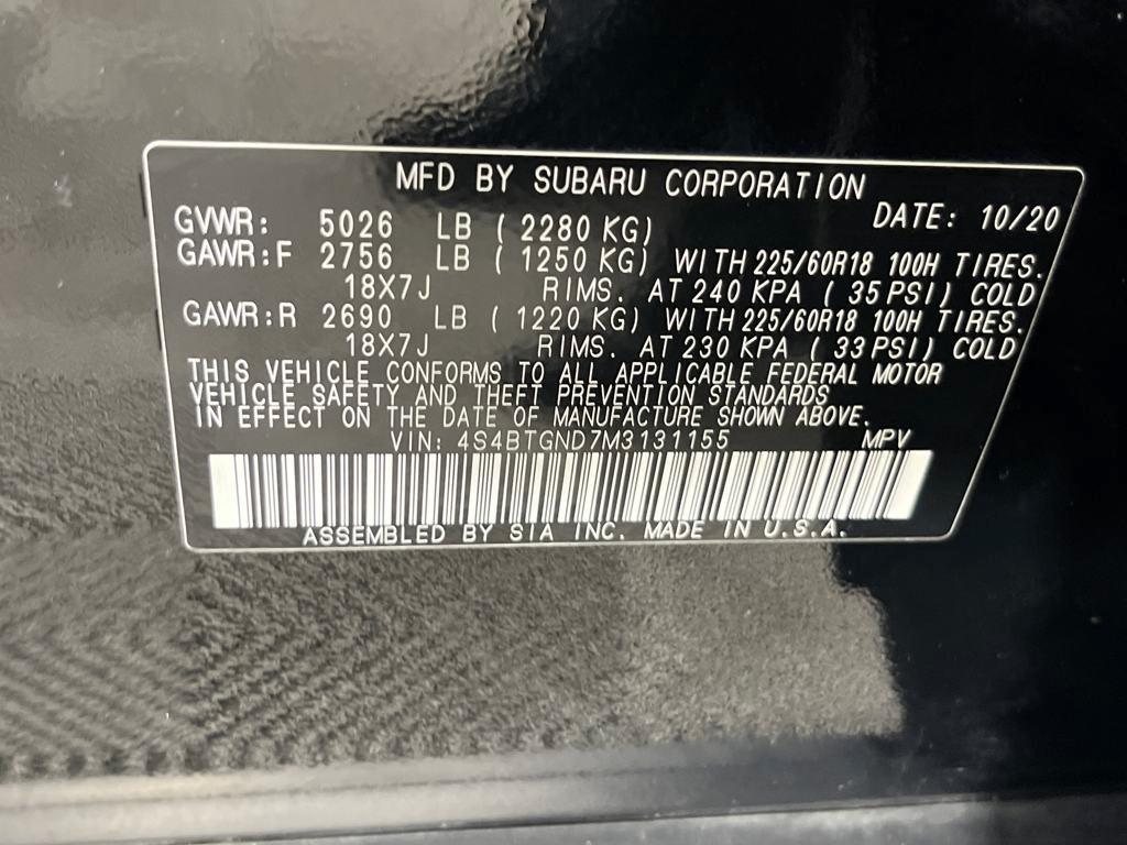 used 2021 Subaru Outback car, priced at $27,587