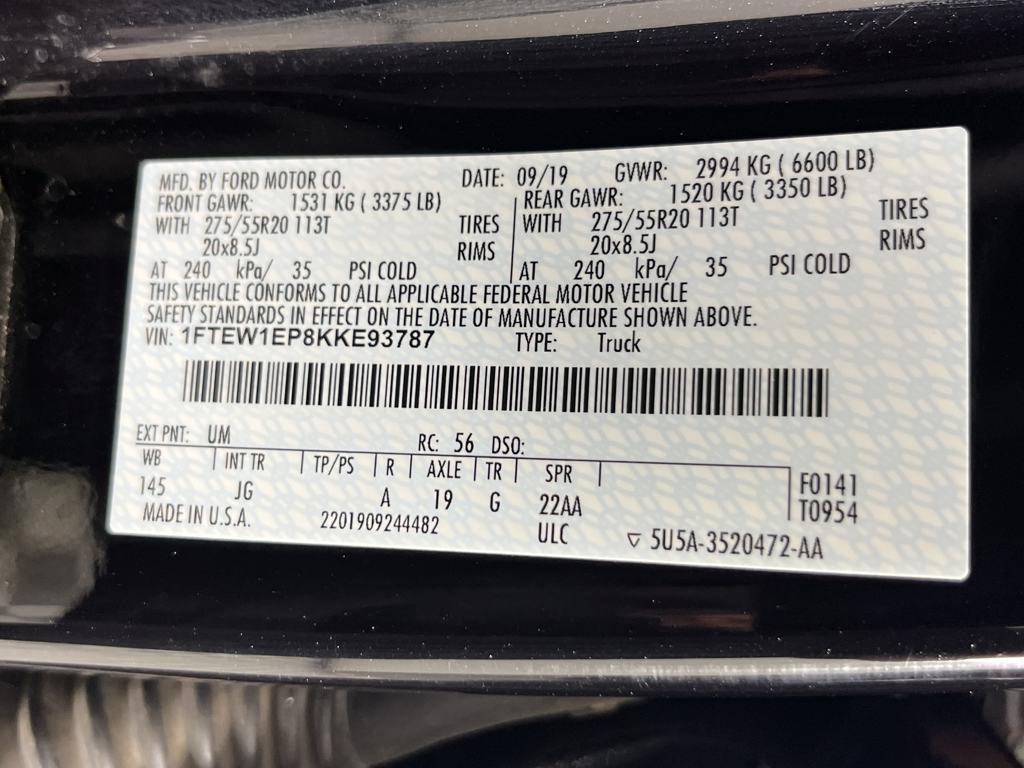 used 2019 Ford F-150 car, priced at $24,827