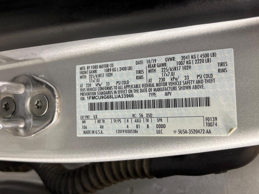 used 2020 Ford Escape car, priced at $17,991