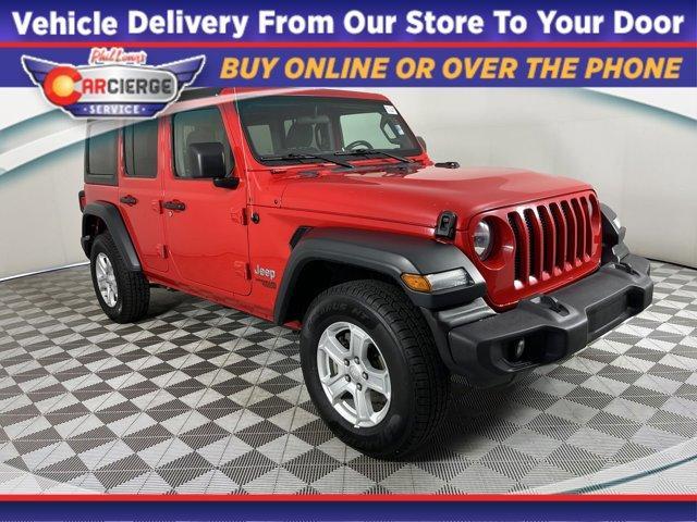used 2021 Jeep Wrangler Unlimited car, priced at $26,211