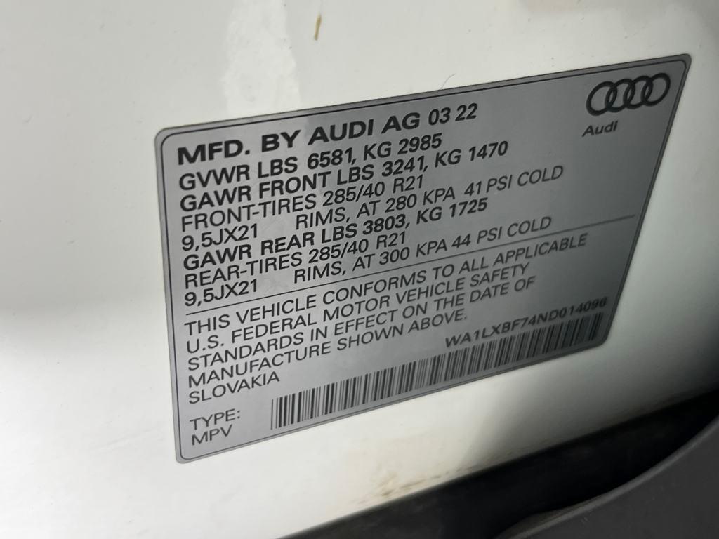 used 2022 Audi Q7 car, priced at $39,990