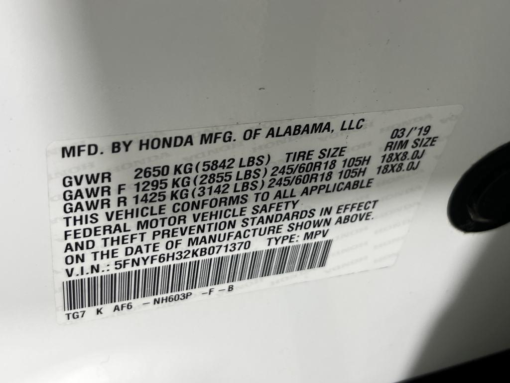 used 2019 Honda Pilot car, priced at $20,991