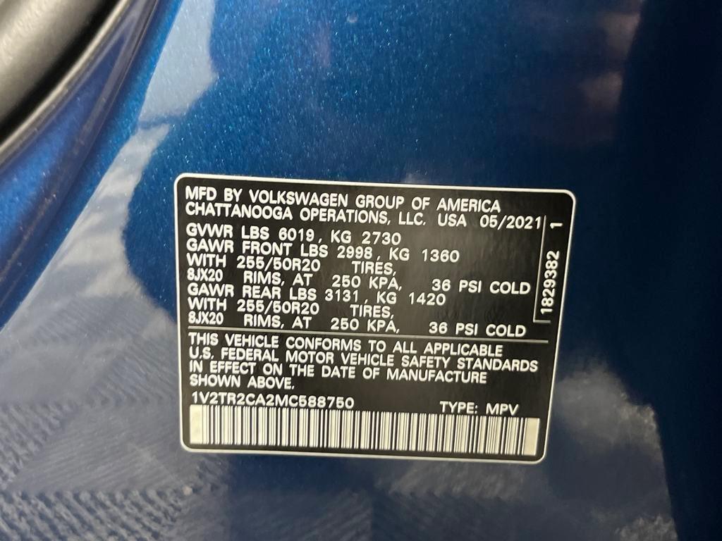 used 2021 Volkswagen Atlas car, priced at $33,691