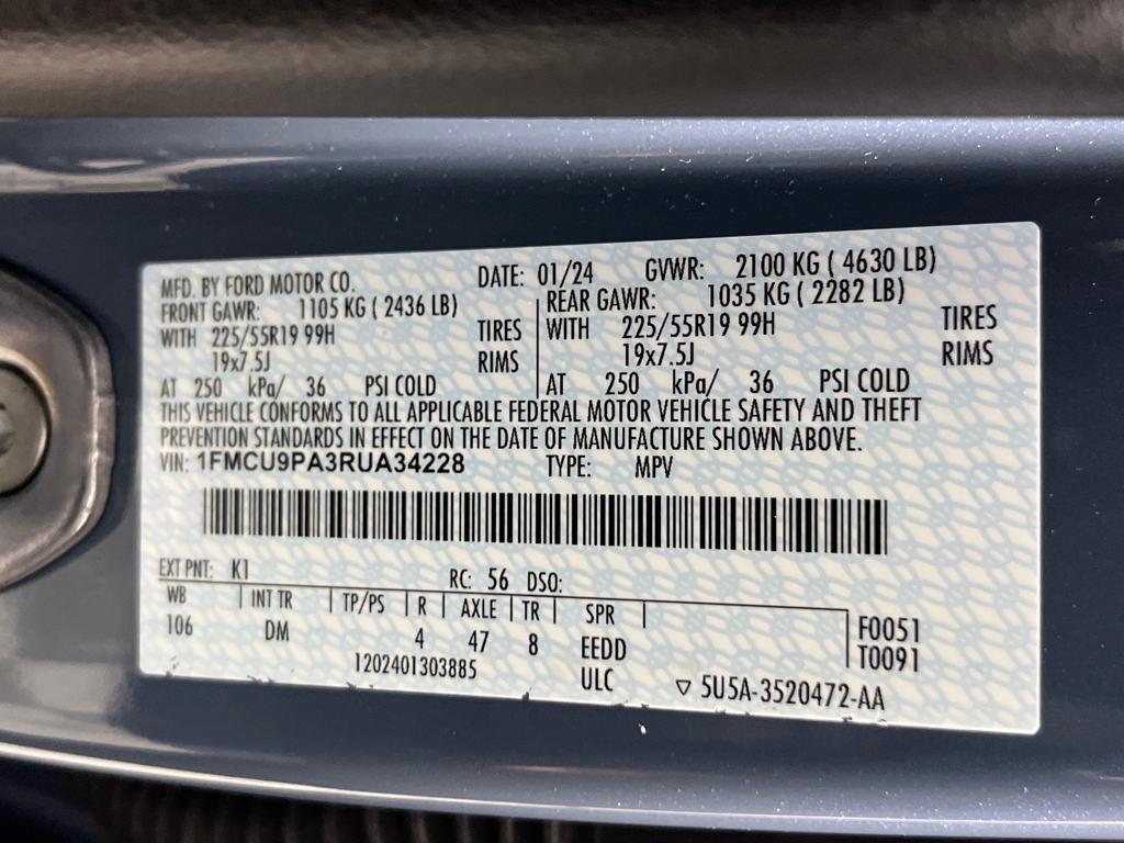 used 2024 Ford Escape car, priced at $35,991