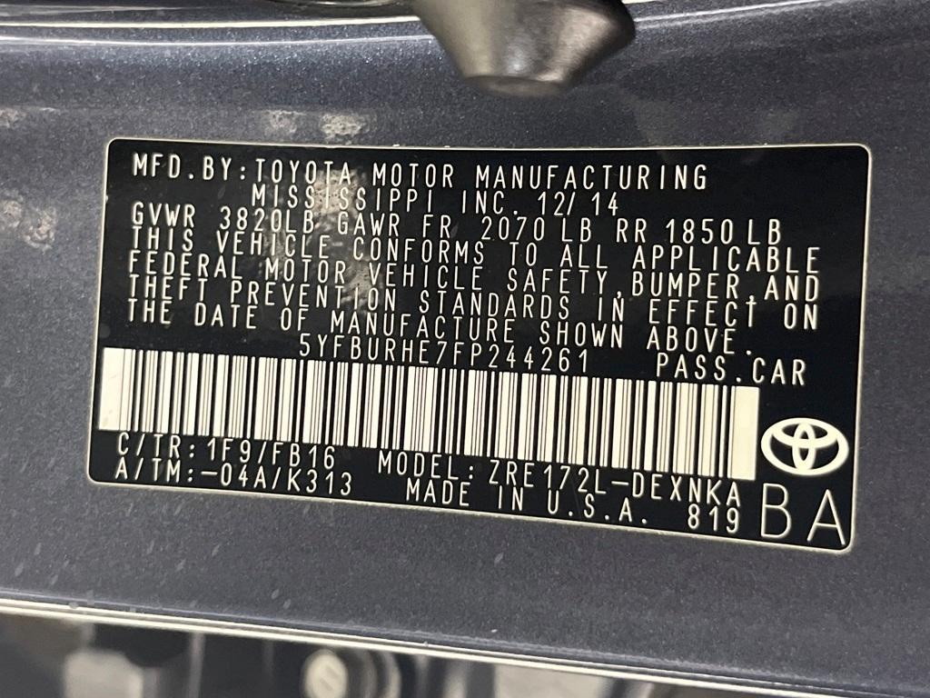 used 2015 Toyota Corolla car, priced at $12,691