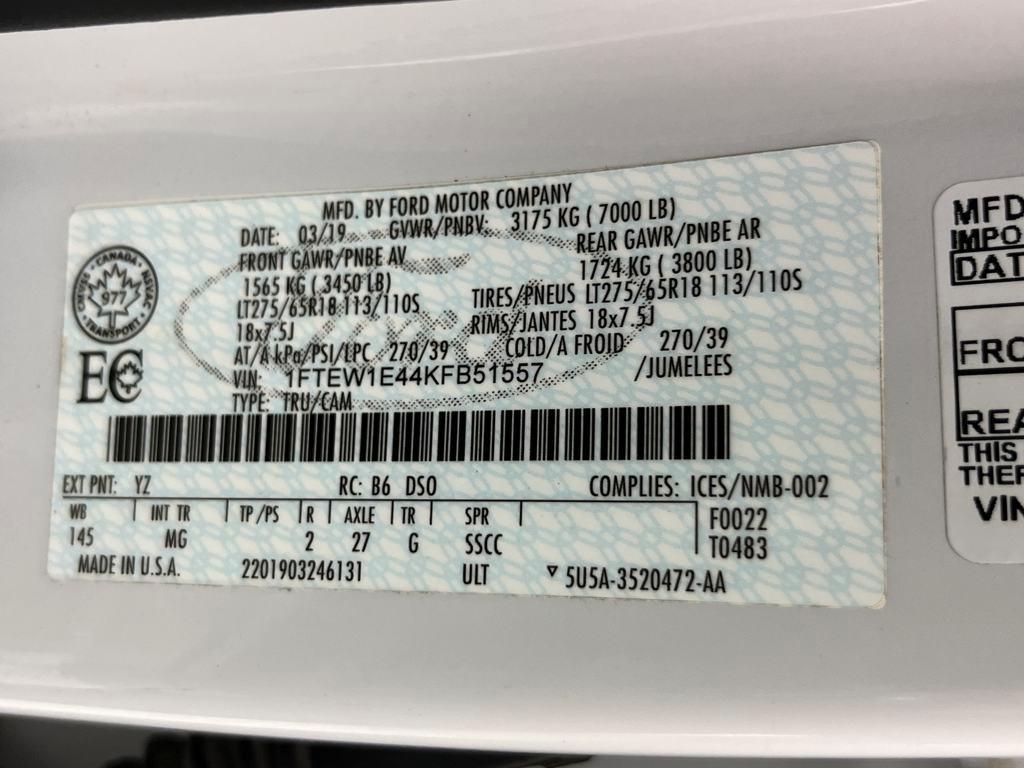 used 2019 Ford F-150 car, priced at $30,991
