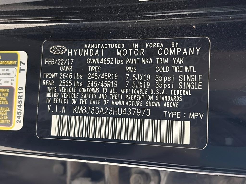 used 2017 Hyundai Tucson car, priced at $14,991