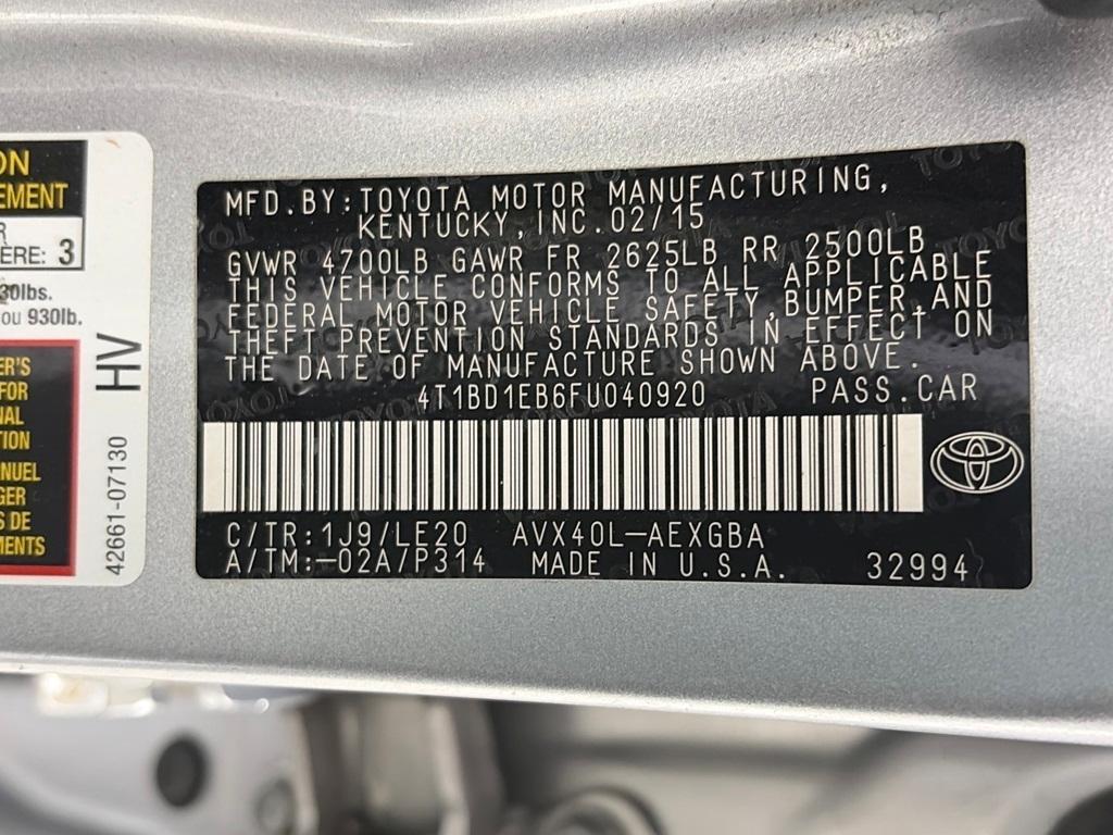 used 2015 Toyota Avalon Hybrid car, priced at $15,691