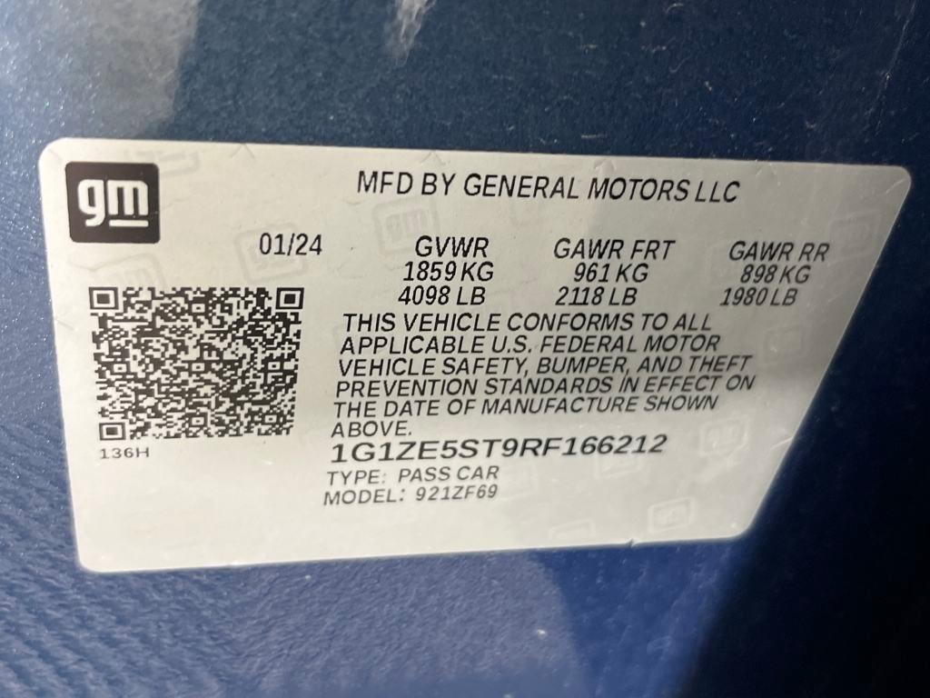 used 2024 Chevrolet Malibu car, priced at $24,691