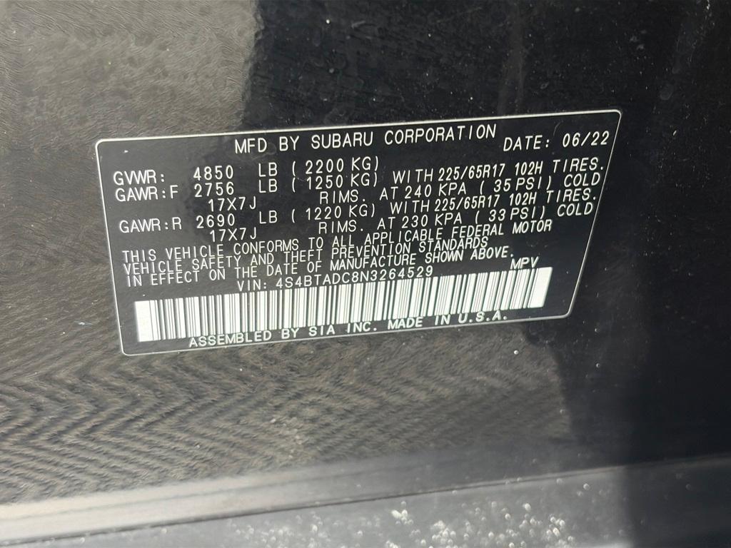 used 2022 Subaru Outback car, priced at $21,645