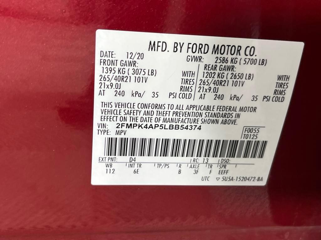 used 2020 Ford Edge car, priced at $26,491