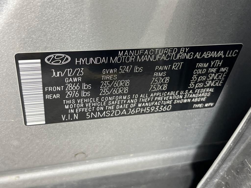 used 2023 Hyundai Santa Fe car, priced at $23,991