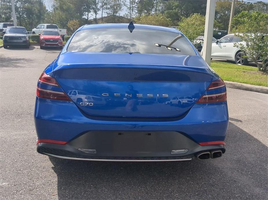 used 2022 Genesis G70 car, priced at $29,995