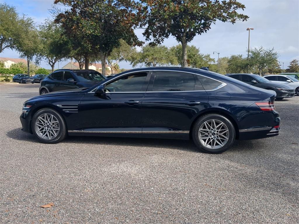 new 2025 Genesis G80 car, priced at $59,130