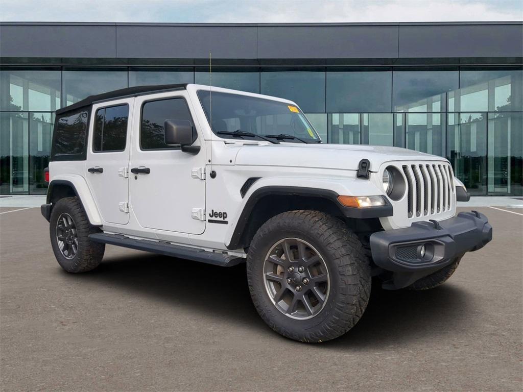 used 2021 Jeep Wrangler Unlimited car, priced at $27,879