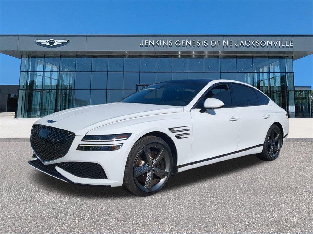 used 2024 Genesis G80 car, priced at $56,997