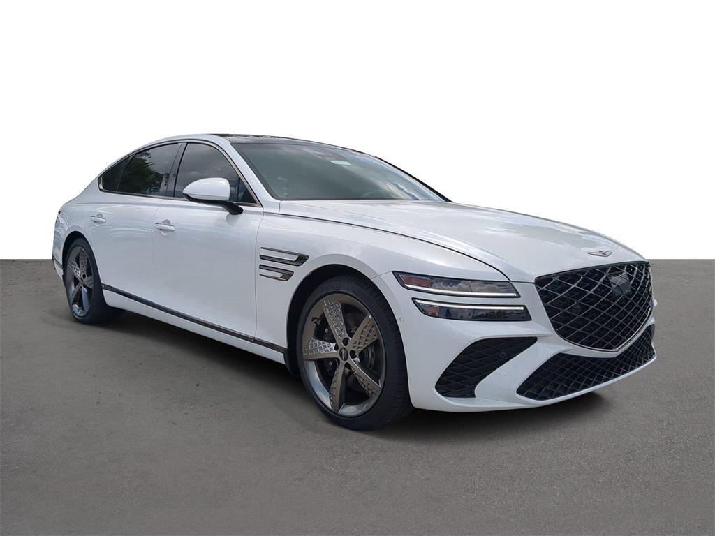 new 2025 Genesis G80 car, priced at $70,665