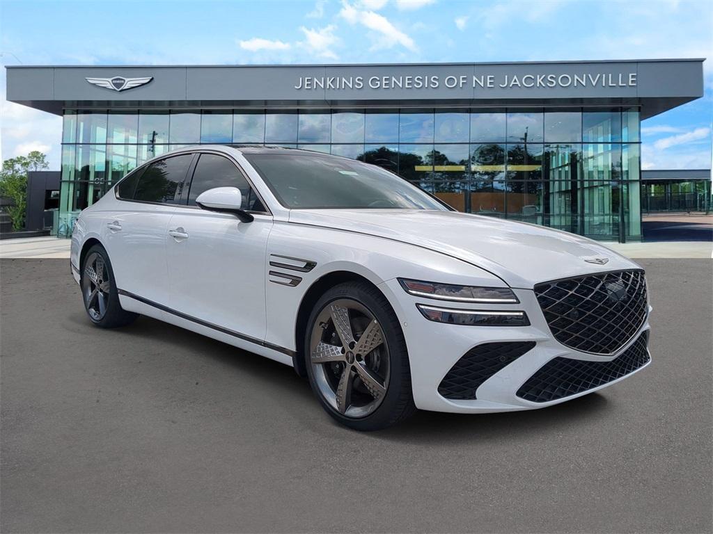 new 2025 Genesis G80 car, priced at $70,665