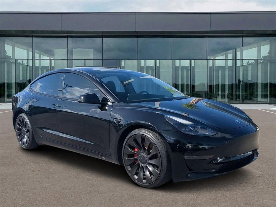 used 2022 Tesla Model 3 car, priced at $32,413