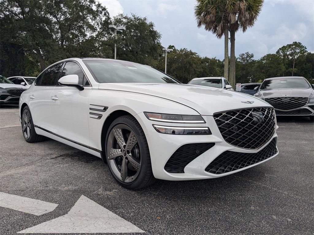 new 2025 Genesis G80 car, priced at $69,315