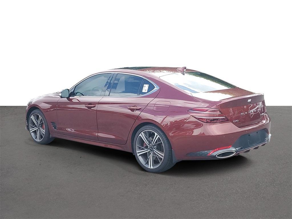 new 2025 Genesis G70 car, priced at $59,910