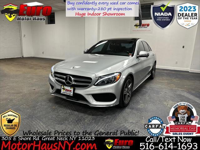 used 2018 Mercedes-Benz C-Class car, priced at $30,500
