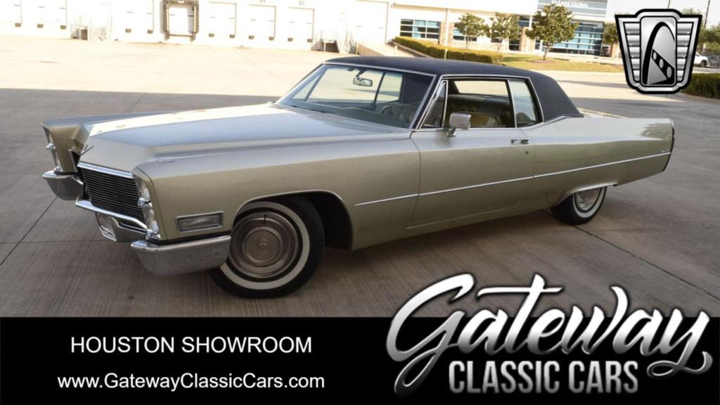used 1968 Cadillac DeVille car, priced at $40,000