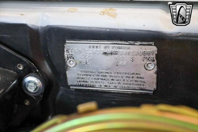 used 1969 Chevrolet Camaro car, priced at $56,000
