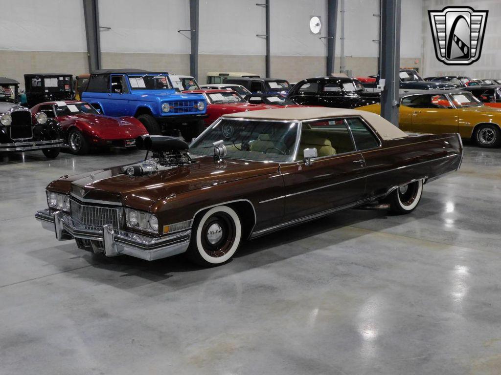 used 1973 Cadillac DeVille car, priced at $15,500