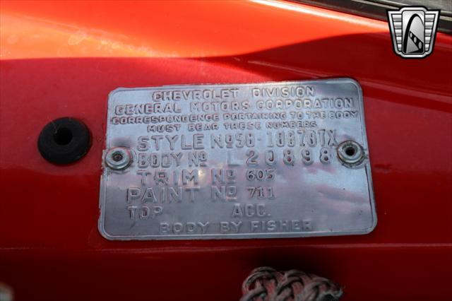 used 1956 Chevrolet Bel Air car, priced at $95,000