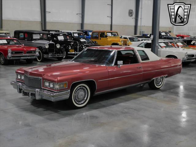 used 1975 Cadillac DeVille car, priced at $20,000