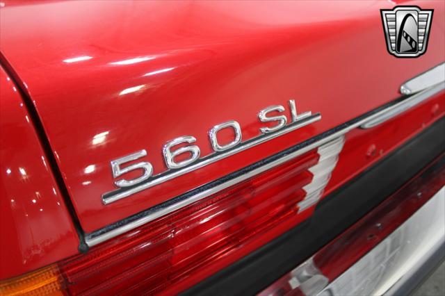 used 1987 Mercedes-Benz 560SL car, priced at $16,500