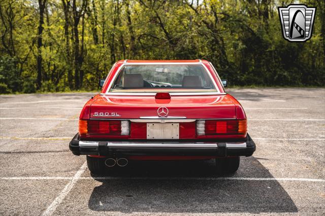 used 1986 Mercedes-Benz 560SL car, priced at $17,000