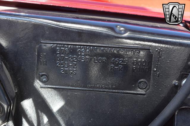used 1967 Pontiac Firebird car, priced at $52,000