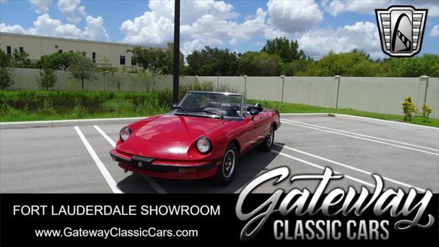 used 1986 Alfa Romeo Spider car, priced at $10,500