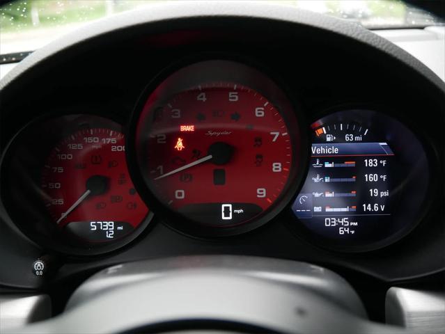 used 2022 Porsche 718 Spyder car, priced at $132,590
