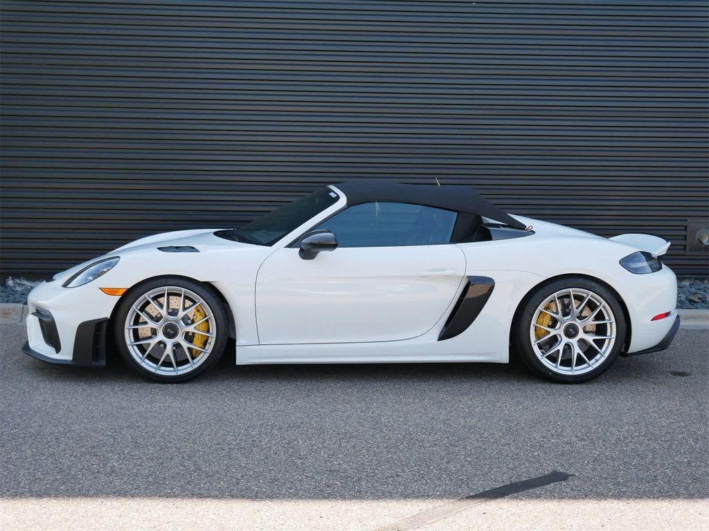 new 2025 Porsche 718 Spyder car, priced at $222,365